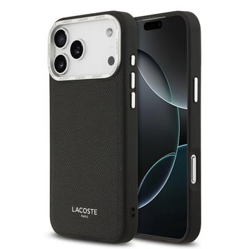 Funda Lacoste Champs Élysées para iPhone 17 Pro Max - Compatible con MagSafe - Negro