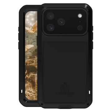 Funda híbrida Love Mei Powerful para iPhone 17 Pro Max - Negro