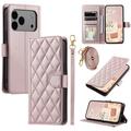 Funda acolchada de lujo para iPhone 17 Pro Max - Estilo Cartera
