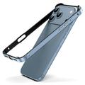 iPhone 17 Pro Max Bumper de metal con bordes elevados - Azul