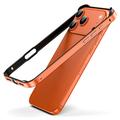 iPhone 17 Pro Max Bumper de metal con bordes elevados - Naranja