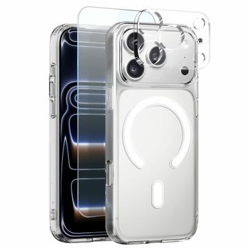 iPhone 17 Pro Max Northjo Juego de protección 3 en 1 - Compatible con MagSafe - Transparente