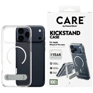 Funda PanzerGlass Care Kickstand para iPhone 17 Pro Max - Compatible con MagSafe - Transparente