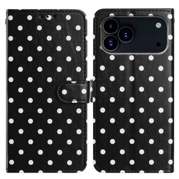 Funda Cartera con Estampado de Lunares para iPhone 17 Pro Max