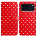 Funda iPhone 17 Pro Max con estampado de lunares - Rojo