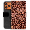 Funda Cartera Premium para iPhone 17 Pro Max - Granos de Café
