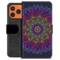 Funda Cartera Premium para iPhone 17 Pro Max - Mandala Colorida
