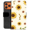 Funda Cartera Premium para iPhone 17 Pro Max - Girasol