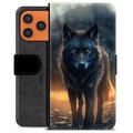 Funda Cartera Premium para iPhone 17 Pro Max - Lobo