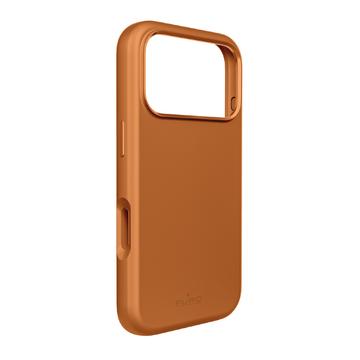 Funda de silicona iPhone 17 Pro Max Puro Icon Mag Pro - Naranja
