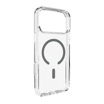 Funda híbrida iPhone 17 Pro Max Puro Lite Mag - Ostra negra / Transparente