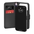 iPhone 17 Pro Max Puro Funda de cartera con 2 ranuras para tarjetas - Negro