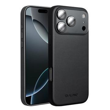 Funda MagSafe Premium Qialino para iPhone 17 Pro Max - Negro