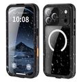Funda impermeable magnética IP68 para iPhone 17 Pro Max Redpepper - Negro