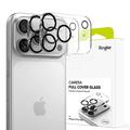 Protector de lente de cámara de cobertura completa iPhone 17 Pro Max Ringke - 2 Pcs. - Negro / Transparente