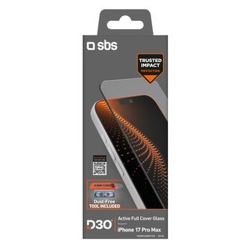 Protector de pantalla de vidrio templado con marco iPhone 17 Pro Max SBS D3O Active Full Cover