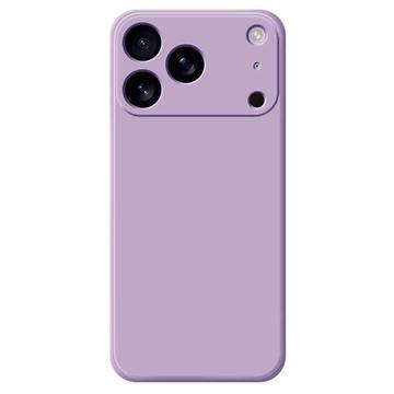 Funda de silicona antigolpes iPhone 17 Pro Max - Morado