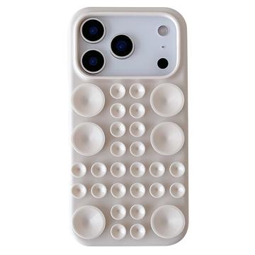 Funda de silicona con ventosa para iPhone 17 Pro Max - Blanco antiguo