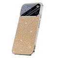 Funda híbrida con purpurina brillante para iPhone 17 Pro Max - Dorada