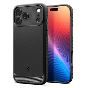 Carcasa de TPU Spigen Rugged Armor Mag para iPhone 17 Pro Max - Negro