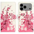 Funda Style para iPhone 17 Pro Max - Estilo Cartera - Flores Rosas