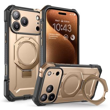 Funda MagSafe iPhone 17 Pro Max Supcase Unicorn Beetle Grip Mag - Oro Desierto