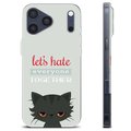 Funda de TPU para iPhone 17 Pro Max - Gato Enfadado