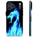 Funda de TPU para iPhone 17 Pro Max - Dragón de Fuego Azul