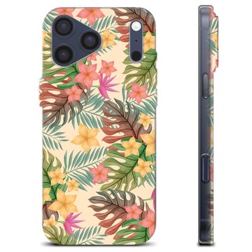 Funda de TPU para iPhone 17 Pro Max - Flores Rosadas