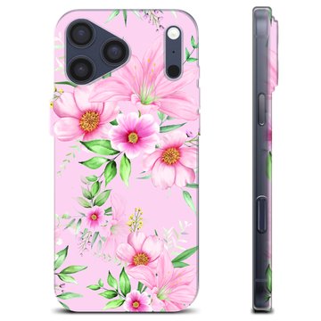 Funda de TPU para iPhone 17 Pro Max - Flores de Acuarela