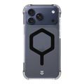Funda Tactical MagForce Hexagon para iPhone 17 Pro Max - Compatible con MagSafe - Negra / Transparente