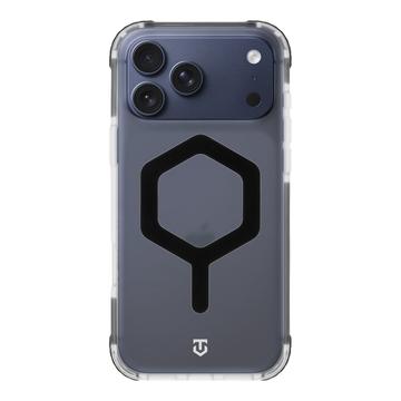 Funda Tactical MagForce Hexagon para iPhone 17 Pro Max - Compatible con MagSafe - Negra / Transparente