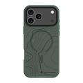 Funda híbrida iPhone 17 Pro Max Tactical MagForce Hyperstealth Sika - Compatible con MagSafe - Verde bosque