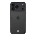Funda iPhone 17 Pro Max Tactical Quantum Stealth con esquinas reforzadas - Transparente / Negra