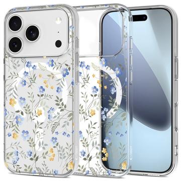 Carcasa de TPU Tech-Protect FlexAir MagSafe para iPhone 17 Pro Max - Flores de primavera