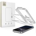 Protector de pantalla de cristal templado iPhone 17 Pro Max Tech-Protect Quick Set+ 2-Pack - Transparente