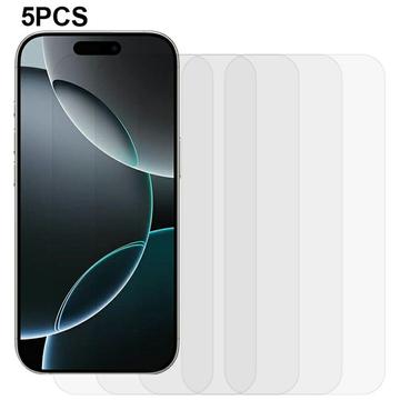 Protector de pantalla de vidrio templado para iPhone 17 Pro Max - 9H - Case Friendly - 5 Udds. - Transparente