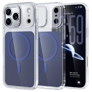 Funda híbrida de dos tonos para iPhone 17 Pro Max - Compatible con MagSafe - Azul