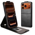 Funda abatible vertical con soporte iPhone 17 Pro Max - Negro