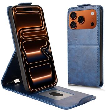 Funda abatible vertical con soporte iPhone 17 Pro Max - Azul oscuro