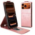 Funda abatible vertical con soporte iPhone 17 Pro Max - Oro rosa