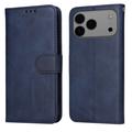 iPhone 17 Pro Max Funda de cartera con soporte - Azul