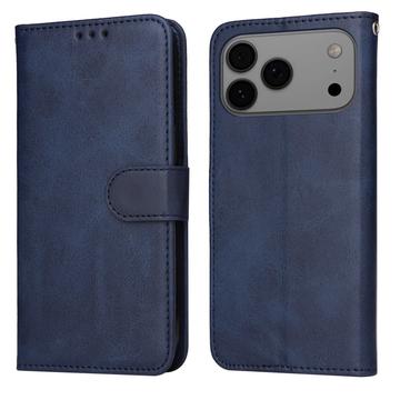 iPhone 17 Pro Max Funda de cartera con soporte - Azul