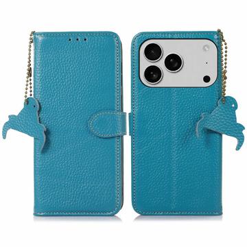 Funda con RFID para iPhone 17 Pro Max - Estilo Cartera - Azul