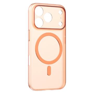 Funda Momax CaseForm Lite MagSafe para iPhone 17 Pro - Naranja transparente