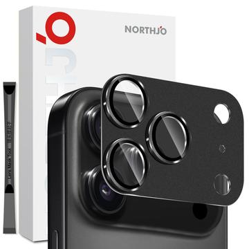 iPhone 17 Pro Northjo Protección Completa Metal Mate y Cristal Templado Protector de Lente de Cámara