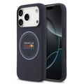 Funda de silicona líquida iPhone 17 Pro Oracle Red Bull Racing Blue Ring - Compatible con MagSafe - Azul Marino