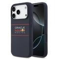 Funda de silicona iPhone 17 Pro Oracle Red Bull Racing Logo Horizontal - Compatible MagSafe - Azul Marino