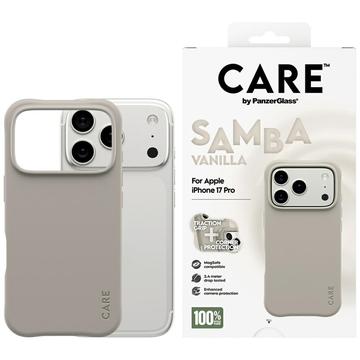 Funda para iPhone 17 Pro PanzerGlass Care Fashionable Samba - Compatible con MagSafe - Vainilla
