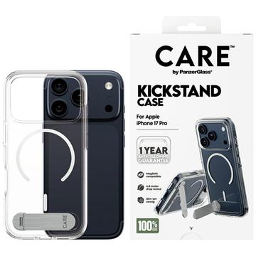 Funda PanzerGlass Care Kickstand para iPhone 17 Pro - Compatible con MagSafe - Transparente
